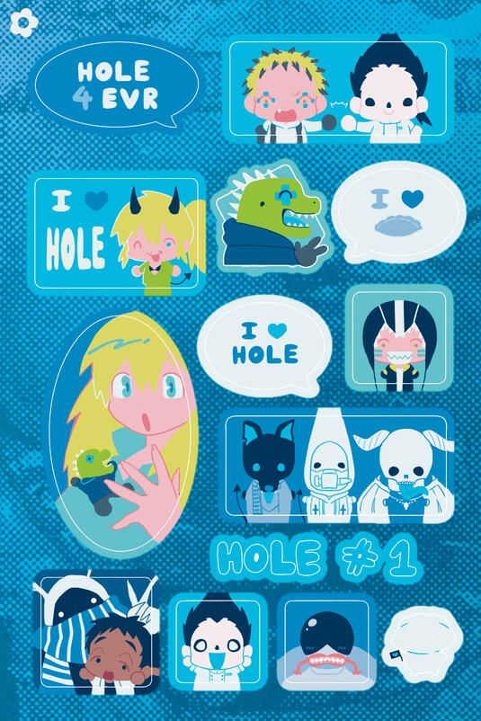 Dorohedoro Sticker sheet