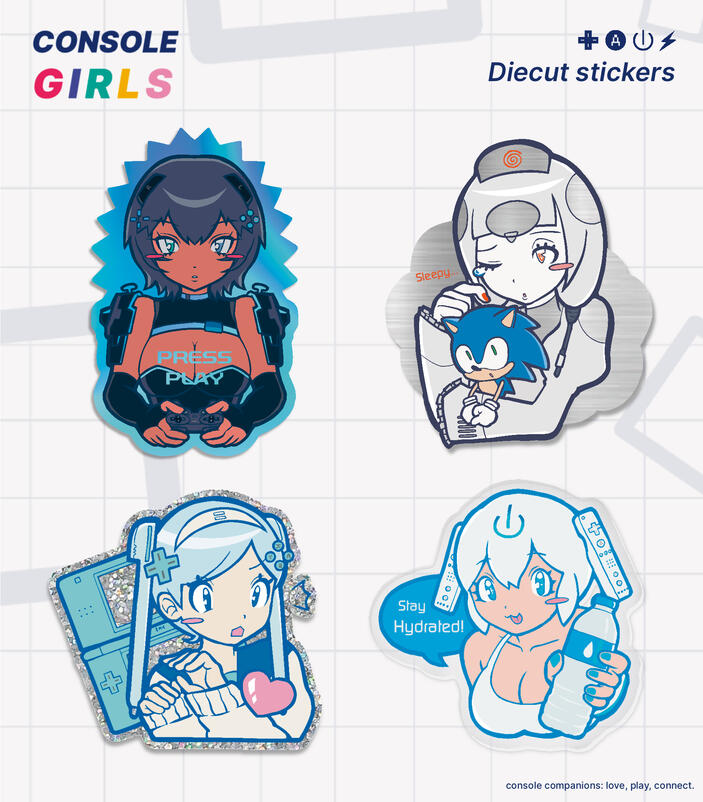 OC: Console girls stickers